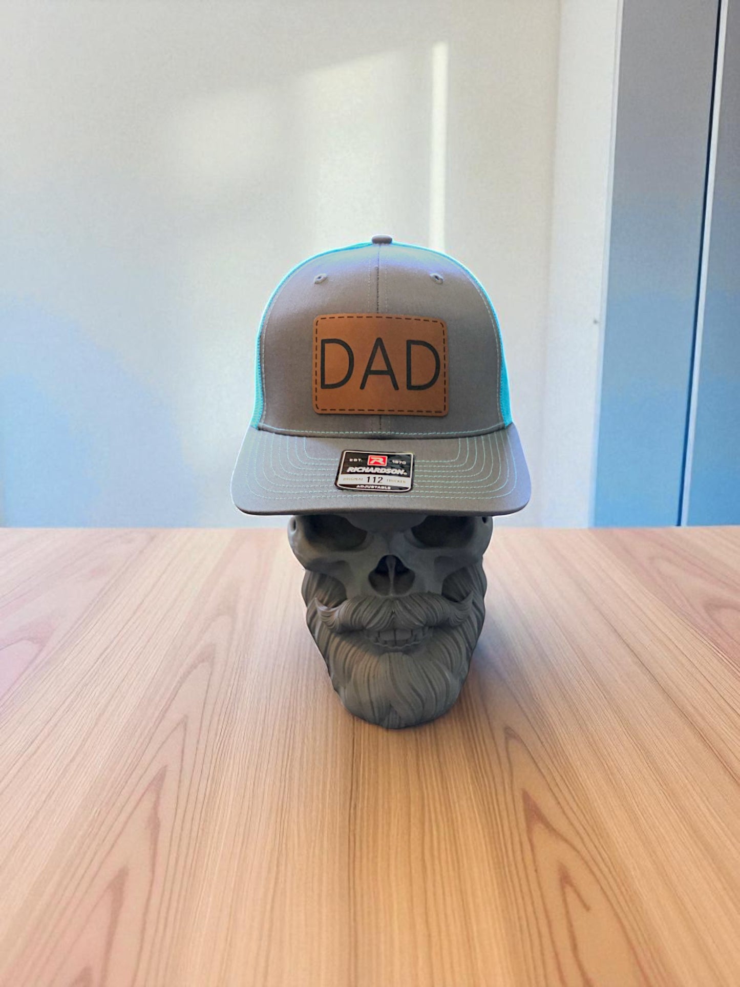 Richardson 112 Charcoal/Bright Blue-DAD