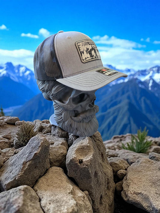 Richardson 112 Heather Grey/Black-Arkansas Sasquatch