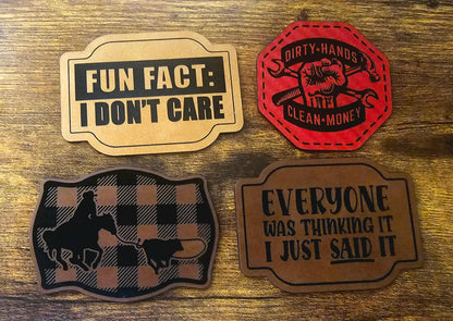 Premium Leatherette Patches