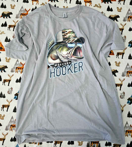 "Weekend Hooker" Tee Large