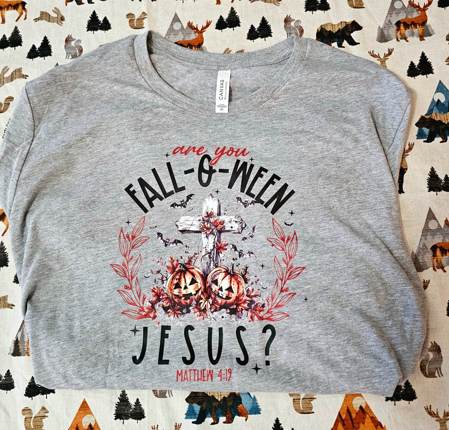 Fall-o-ween Jesus Tee Adult 2XL