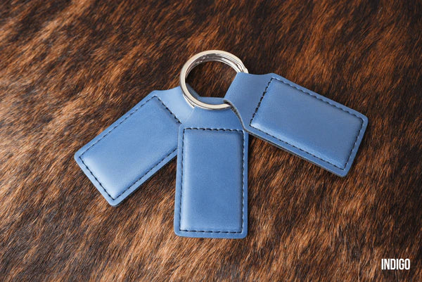 Leatherette keychains 10 pack