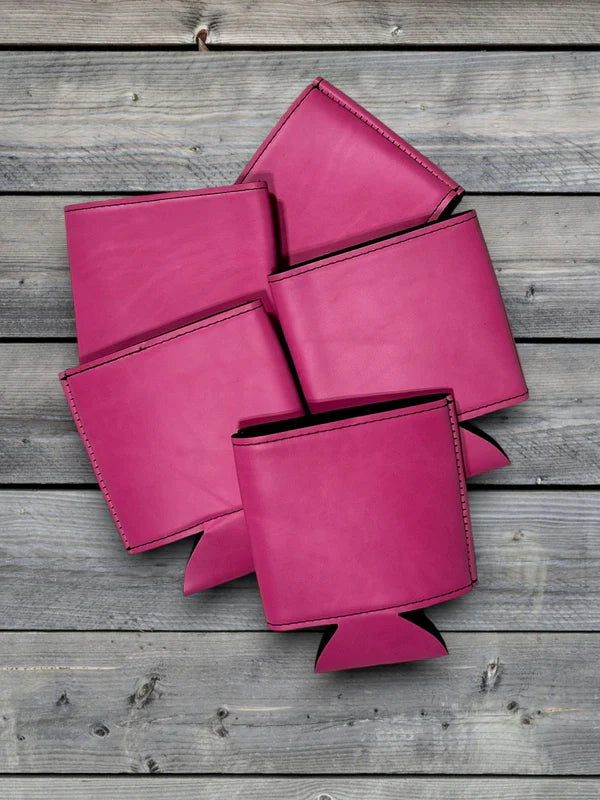 Custom Leatherette Can Coolers(Pack of 5)
