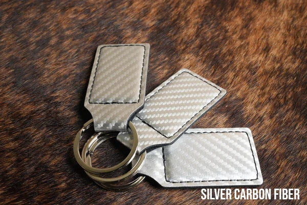Leatherette keychains 10 pack