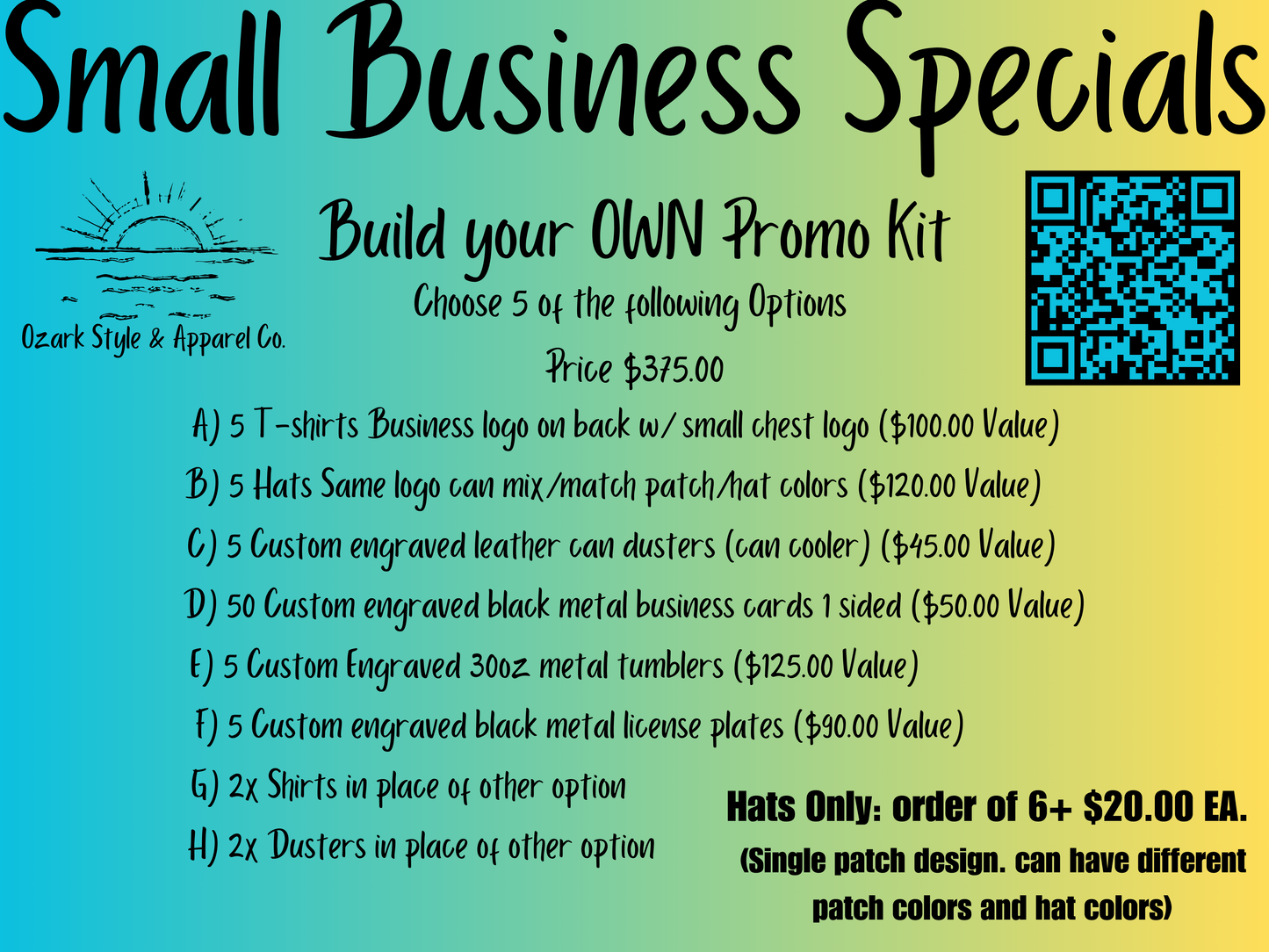 Small Business Promotional packages