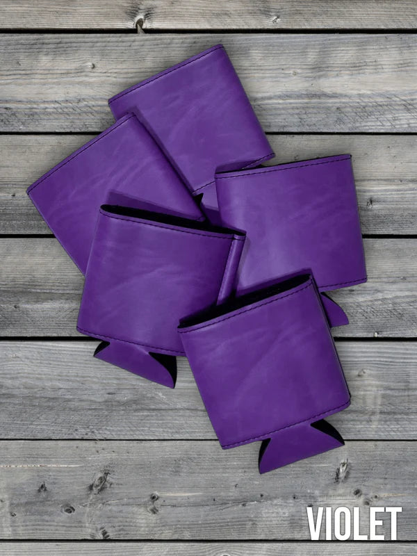 Custom Leatherette Can Coolers(Pack of 5)